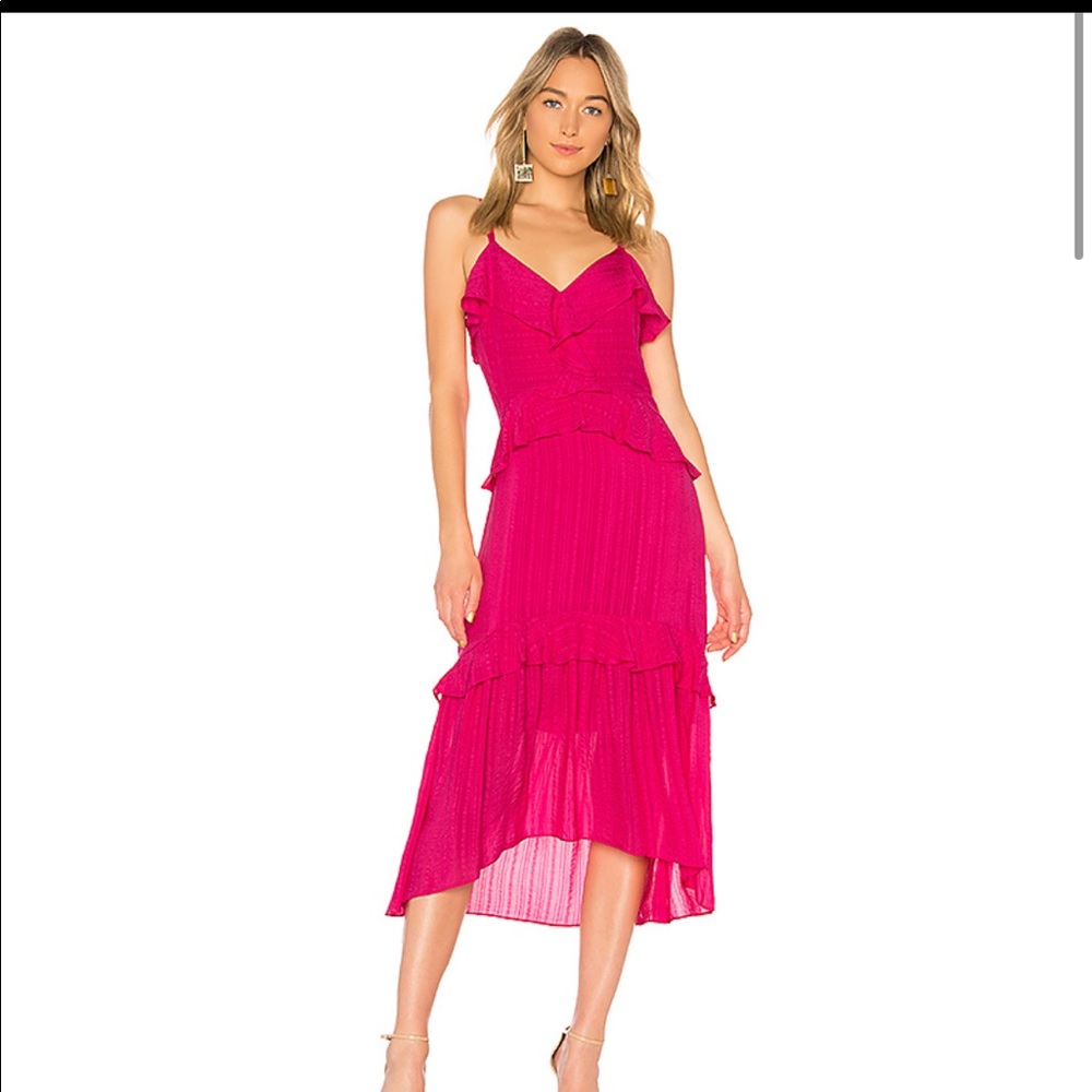 Parker Josie dress hot pink